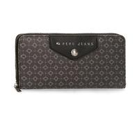 Pepe Jeans Bethany Portafogli e portamonete in similpelle, nero, verde, diverse misure, Nero, taglia unica, Portafoglio Betania