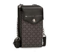 Pepe Jeans Bethany Portafogli e portamonete in similpelle, nero, verde, diverse misure, Nero, taglia unica, portafoglio mobile