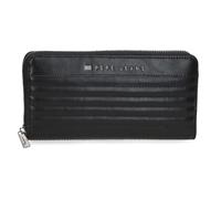 Pepe Jeans Biker, beauty case, tracolla, perfetto per organizzare, vari scomparti. Joumma Bags, Nero, Cartera, Portafoglio