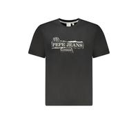 Pepe Jeans Black Cotton Men's T-Shirt - XL