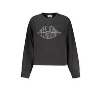 Pepe Jeans Black Cotton Women Sweatshirt - S