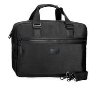 Pepe Jeans Blackmore Carteron per portatile da 15,6 pollici, nero, 40 x 30 x 11 cm poliestere con dettagli in pelle sintetica 13,2 l by Joumma Bags, Nero, Taglia unica, Carteron per portatile