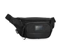 Pepe Jeans Blackmore Marsupio nero 30 x 13 x 5 cm Poliestere con dettagli in pelle sintetica 2,03 L by Joumma Bags, Nero, Taglia unica, Marsupio