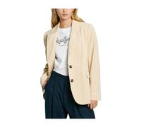 Pepe Jeans - Blazer in Velluto a Coste Beige - - Jackets - Donna - Beige - M