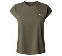 Pepe Jeans Bloom T-Shirt, Verde (Verde Kaki Scuro), S Donna