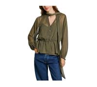 Pepe Jeans, ,Blouses & Shirts ,Donna ,Verde ,M Blusa Radiant, Elegante e versatile