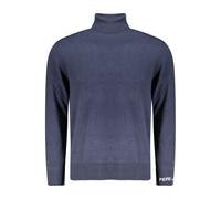 Pepe Jeans Blue Cotton Men Sweater Turtleneck - L