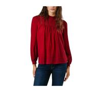 Pepe Jeans - Blusa bordeaux ispirata allo stile boho - - Blouses & Shirts - Donna - Rosso - M