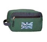 Pepe Jeans Borsa da toilette adattabile Jebb Verde 26x16x10 cm Poliestere 4,99L di Joumma Bags