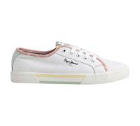 Pepe Jeans Brady Bandan W, Sneaker sostenibile Donna, Bianco, 35 EU