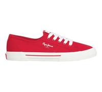Pepe Jeans Brady Basic WSneaker Donna, Rosso, 6 UK
