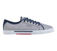 Pepe Jeans Brady Men Chambray Trainers Grigio EU 41 Uomo