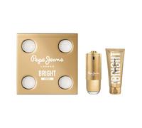 Pepe Jeans Bright Intense For Her Profumo Donna Confezione 2 Pezzi | Cofanetto Regalo, Eau de Parfum 80ml e Body Lotion 100ml, Set Fragranza Floreale e Orientale