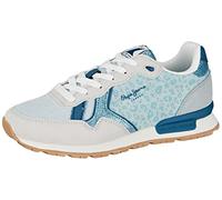 Pepe Jeans Brit Animal G, Scarpa da ginnastica Bambine e ragazze, Blu Pacifico, 38 EU