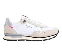 Pepe Jeans Brit Fly W, Sneak Donna, White off White, 36 EU