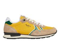 Pepe Jeans Brit Fun Scarpe da Ginnastica in Pelle Gialla
