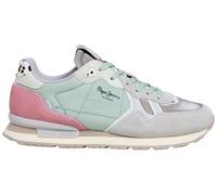 Pepe Jeans Brit Glen W, Sneak Donna, Grigio Grigio Chiaro, 36 EU