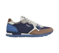 Pepe Jeans Brit Prints M, Sneak Uomo, Brown Walnut Brown, 44.5 EU