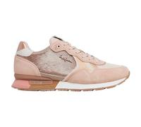 Pepe Jeans Brit Sequins W, Scarpe da Ginnastica Donna, Beige Buttermilk White, 39 EU