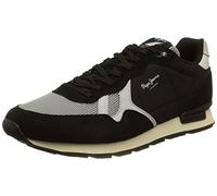 Pepe Jeans Britt Man Studio Green Leather Sneakers Nere