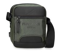 Pepe Jeans Bromley Borsa a tracolla Verde 17x22x7,5 cm Poliestere, Verde, Taglia unica, Tracolla