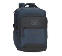 Pepe Jeans Bromley, zaini, zaini cabina, poliestere, diverse dimensioni, Nero, verde, rosso, grigio, poliestere. Joumma Bags, blu, Taglia unica, Zaino doppio