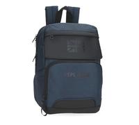 Pepe Jeans Bromley Zaino per portatile 13,3 pollici blu 25 x 37 x 12 cm poliestere 9L by Joumma Bags, blu, Taglia unica, Zaino per computer portatile