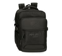 Pepe Jeans Bromley Zaino per laptop Nero 28 x 40 x 16 cm Poliestere 17,92 L, Nero, Taglia unica, Zaino per computer portatile