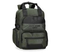 Pepe Jeans Bromley Zaino per laptop Verde 28 x 40 x 16 cm Poliestere 17,92 L, Verde, Taglia unica, Zaino per computer portatile
