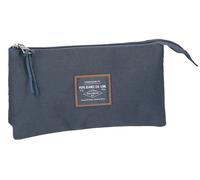 Pepe Jeans Cross Beauty Case da viaggio, 22 cm, 1.32 liters, Grigio (Gris)