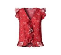 Pepe Jeans - Camicetta Floreale Senza Maniche - - Tops - Donna - Rosso - M