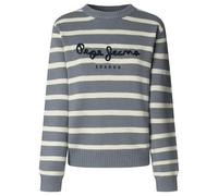 Pepe Jeans Caprice Stripe Maglieria, Blu (Drill Blue), M Donna