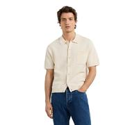 Polo maniche corte in maglia, DYLAN Bianco S Tinta unita