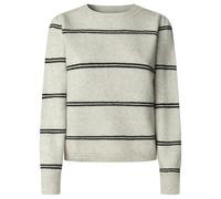 Pepe Jeans Carmela Stripe Maglieria, Beige (Bianco Ecru Scuro), S Donna