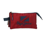 Pepe Jeans Chest Astuccio triplo rosso 22 x 12 x 5 cm poliestere