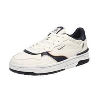 Pepe Jeans Chester Basic - Sneakers Basse In Pelle Bianco - Taglia 41 [26.5cm]