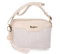 Pepe Jeans Chiara Borsa a tracolla a due scomparti, taglia unica, Beige, Taglia unica per tutti, Borsa a tracolla a due scomparti
