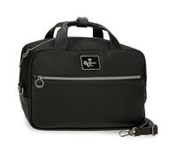 Pepe Jeans Christine Beauty case nero 31x21x15 cm Poliestere con dettagli in pelle sintetica by Joumma Bags, Nero, Taglia unica, Trousse