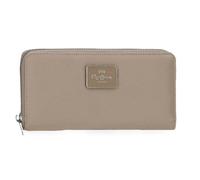 Pepe Jeans Christine, beauty case, tracolla, organizzare, vari scomparti, realizzato in poliestere e dettagli in finta pelle. Joumma Bags, taupe, Taglia unica, Portafoglio