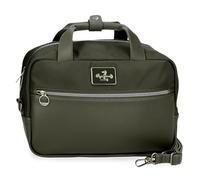 Pepe Jeans Christine Beauty case verde 31x21x15 cm Poliestere con dettagli in pelle sintetica by Joumma Bags, Verde, Taglia unica, Trousse