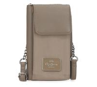 Pepe Jeans Christine Borsa a tracolla piccola Beige 11x20x4 cm Poliestere con dettagli in pelle sintetica by Joumma Bags, Beige, Taglia unica, Borsa a tracolla piccola