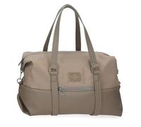Pepe Jeans Christine Borsa da viaggio Beige 40 x 25 x 20 cm Poliestere con dettagli in pelle sintetica 20 L by Joumma Bags, Beige, Taglia unica, Borsa da viaggio