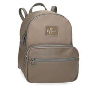 Pepe Jeans Christine Zaino Casual Beige 20x25,5x10 cm Poliestere con dettagli in pelle sintetica by Joumma Bags, Beige, Taglia unica, Zaino Casual