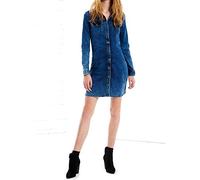 Pepe Jeans Cindy, Vestito Donna, Blu (Denim), 44 (Taglia produttore: M)