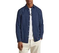 Pepe Jeans Cleveland, Camicia Uomo, Blu (Dulwich),XL