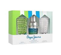 Pepe Jeans Cocktail Edition For Him Confezione Profumo Uomo 3 Pezzi Eau de Toilette 30ml, Dopobarba 50ml e Gel Doccia 50ml Set Fragranze Agrumati, Legnosi e Speziati Profumi Uomo