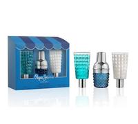 Pepe Jeans Life Is Now For Him Cofanetto Profumo Uomo 3 Pezzi Eau de Toilette 30ml, After Shave 50ml e Gel Doccia 50ml Set Fragranze Aromatiche e Legnose Profumi Uomo