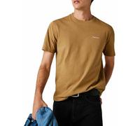 Pepe Jeans Contrast Connor T-Shirt, Marrone (Beige Cammello), XS Uomo