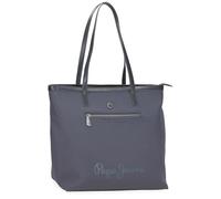 Pepe Jeans Corin Borsa Tote Portatile 15,6 Pollici Grigio 34X32X14 cm Poliestere e PU by Joumma Bags, grigio, Taglia unica, Borsa Tote