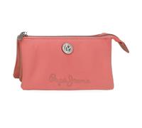 Pepe Jeans Corin Portafoglio Tre scomparti Rosa 17,5x9,5x2 cm Poliestere e PU by Joumma Bags, Rosa, Taglia unica, Portafoglio Tre Scomparti